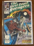 The West Coast Avengers Comic #29 Marvel Comics 1988 Copper Age Moon Knight The Shroud