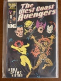 The West Coast Avengers Comic #16 Marvel Comics 1987 Copper Age Tigra Hellcat Son of Satan