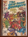 The West Coast Avengers Comic #15 Marvel Comics 1987 Copper Age Fate of Tigra Master Pandemonium