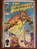 The West Coast Avengers Comic #6 Marvel Comics 1986 Copper Age Thing Firebird