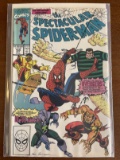 The Spectacular Spider Man Comic #169 Marvel Comics 1990 Copper Age The Outlaws The Avengers