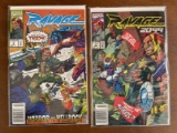 2 Issues Ravage 2099 Comic #3 & #4 Marvel Comics Written by Stan Lee