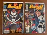 2 Issues The Punisher 2099 Comic #5 & #7 Marvel Comics Cyber Ninjas