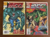 2 Issues 2099 Unlimited Comic #3 & #4 Marvel Comics Hulk 2099 Lachryma 2099 Metalscream 2099
