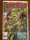 Wolverine Comic #22 Marvel Comics 1990 Copper Age Spore Acts of Vengeance Aftermath