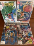 4 Issues Dragonlance Comic 9-12 DC Comics 1989 Copper Age Complete Set of The Arena of Istar Story L