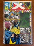 X Factor Comic #92 Marvel Comics KEY 1st Appearance of Exodus Hologram Card on Cover