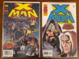 2 Issues X Man Comic #2 & #3 Marvel Comics KEY Deluxe Edition The Age of Apocalypse