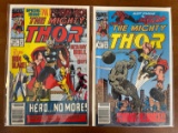 2 Issues The Mighty Thor Comic #442 & #447 Marvel Comics Spider Man Titania Absorbing Man