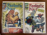 2 Issues Fantastic Four Comic #317 & #348 Marvel Comics Ghost Rider Hulk Wolverine Spider Man