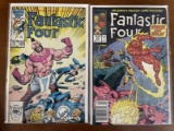 2 Issues Fantastic Four Comic #298 & #313 Marvel Comics Torch Sal Buscema John Buscema