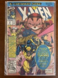 X Men Comic #14 Marvel Comics KEY X Cutioners Song Part 3 Polybagged with Trading Card