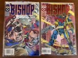 2 Issues Bishop Comic #3 & #4 Marvel Comics Foil Enhanced Covers