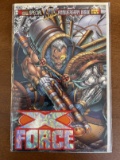 X Force Comic #50 Variant Cover Marvel Comic Special X Men Anniversary Wrap Around Foil Cover