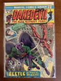 Daredevil Comic #108 Marvel Comics 1974 Bronze Age Beetle Foggy Nelson