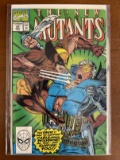 The New Mutants Comic #93 Marvel Comics 1990 Copper Age Todd McFarlane Wolverine Versus Cable