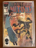 The New Mutants Comic #27 Marvel Comics 1985 Bronze Age Cover Art by Bill Sienkiewicz