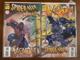 2 Issues Spider Man 2099 #38 & Venom 2099 #38 Both Covers Form a Larger Picture