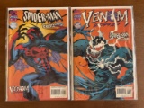 2 Issues Spider Man 2099 #36 & Venom 2099 #36 Both Covers Form a Larger Picture