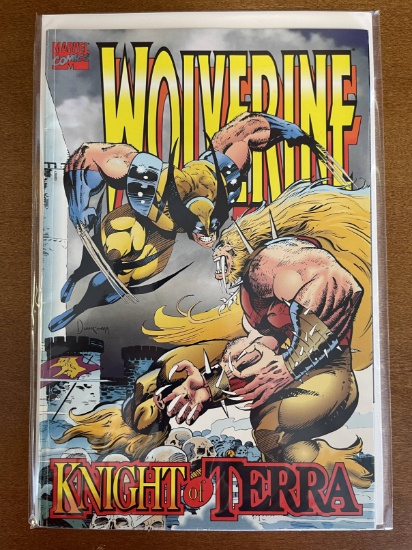 Wolverine Knight of Terra Graphic Novel Marvel Comics 1st Printing