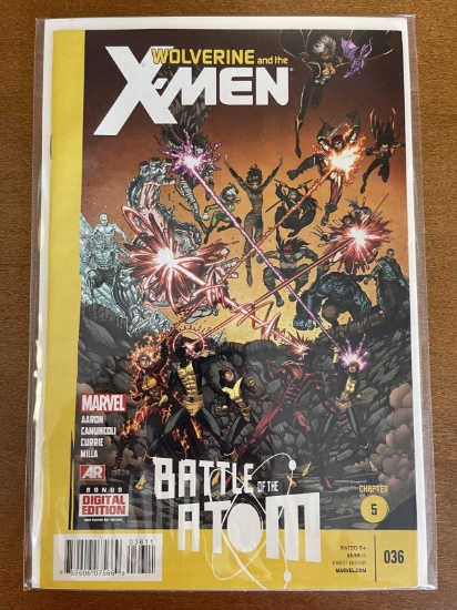 Wolverine and the XMen Comics #36 Marvel Comics KEY 1st Cameo Team Appearance of the Future XMen