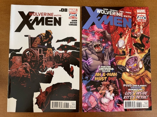 2 Issues Wolverine and the XMen Comics #7 #8 Marvel Comics Lost Inside Kitty Pryde