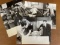 3 Photo Stills from Blackboard Jungle 1955 Glenn Ford Vic Morrow 8x10 attached Info Sheets