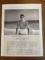 Tony Curtis 1951 Universal Press Release and 8X10 Photo Still Out of the Surf