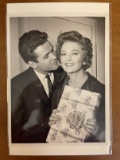 CBS Photo Division Release and Still of Myrna Loy Mark Goddard 1960 Du Pont Show