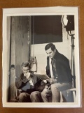 Route 66 Behind the Scenes Photo 8x10 Martin Milner George Maharis Reads Scripts 1960