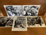 5 Re-Issue Photos For Sergeant York in 1949 Gary Cooper 8x10 Warner Bros