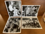 4 Photo Stills For Tribute To a Bad Man 1956 James Cagney MGM Print at the Bottom 8x10