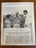 Photo Still 8X10 Publicity Attached Article Rock Hudson 1959 From the Movie This Earth is Mine