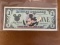 Uncirculated Disney Dollar 1987 Walt Disney Company For Disney Resorts Mickey Mouse on the Front