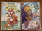 2 Issues Disneys Beauty and the Beast Comic #1 Walt Disneys Donald and Mickey Comic #25 Gladstone