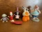 Small Bag of Disney Figures Smee plus 4.5 Nightmare Before Christmas Figures