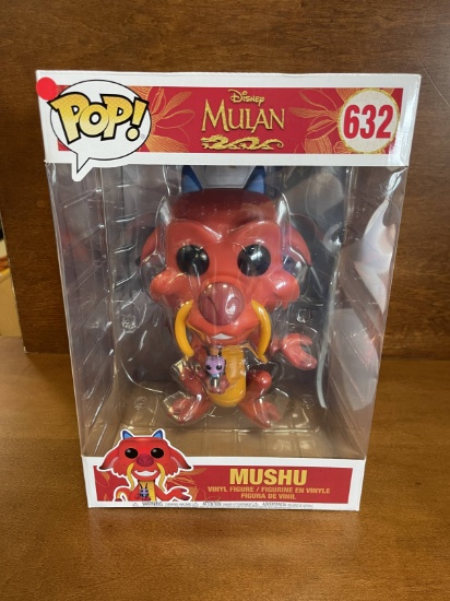 Disney Mushu with Cricket Mulan #632 Funko Pop 10 Inch Figure NEW Vinyl