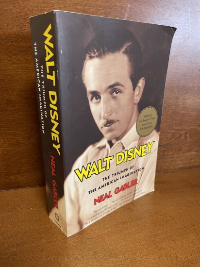Paperback Biography Walt Disney The Triumph of the American Imagination by Neal Gabler Winner LA Tim