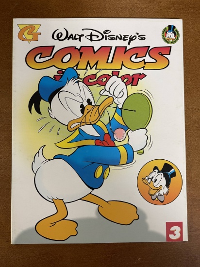 Walt Disney Comics in Color Paperback Book #3 Gladstone Imprint First Printing
