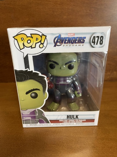 Marvel Movie Hulk Funko Pop Figure #478 Disney NEW Avengers Endgame Bobblehead Vinyl Collectible Ini