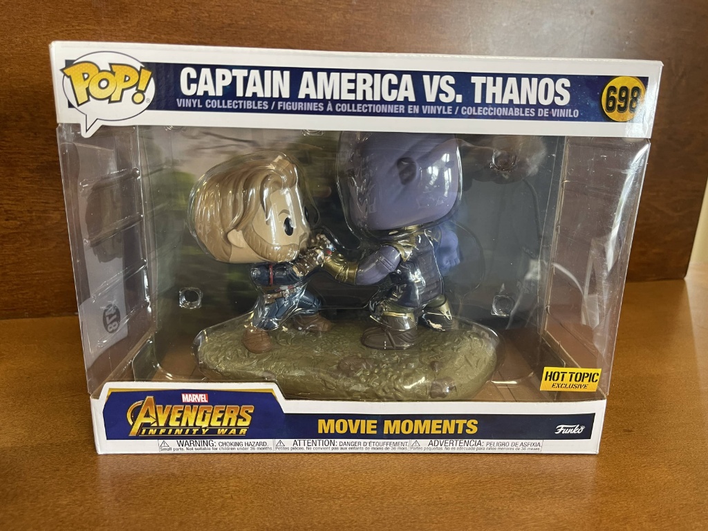 Marvel Movie Moments Captain America Vs Thanos Funko Pop Figures #698 NEW  Disney Avenger Infinity Wa | Art, Antiques & Collectibles Collectibles  Disneyana | Online Auctions | Proxibid