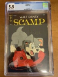Walt Disneys Scamp Comic #1 Gold Key Comics 1967 SILVER Age KEY 1st Issue CGC Universal Grade 5.5