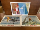 3 Items Original Vintage Walt Disneys Sword in the Stone Movie Lobby Cards 1963 in Technicolor Buena