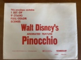 9 Items Vintage Walt Disneys Pinocchio Movie Full Set of Lobby Cards 1978 Re-Release in Theaters Tec