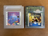 2 Game Cartirdges for Nintendo Gamboy & Gameboy Color Original Tetris & Harry Potter and the Chamber