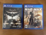 2 Games PS4 Batman Arkham Knight and Mad Max DC Comics Rocksteady WB Games Avalanche Studios 2015