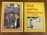 2 Items Walt Disneys Emil and the Detectives DVD & Paperback Book 1966 Scholastic Book Services