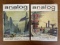 2 Issues Analog Science Fact & Science Fiction Jan Feb 1962 Dell Magazines Silver Age