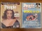 2 Issues People Magazine August 1989 & October 1989 Bette Davis Elvis Ordeal at Sea