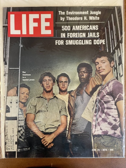 Life Magazine June1970 500 Americans in Foreign Jails for Smuggling Dope Bronze Age